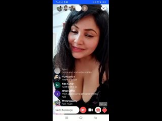 rajsi verma live show from her app